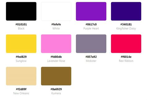 15 Yellow Color Palette Inspirations With Names And Hex Codes Inside Colors Sol Incjp