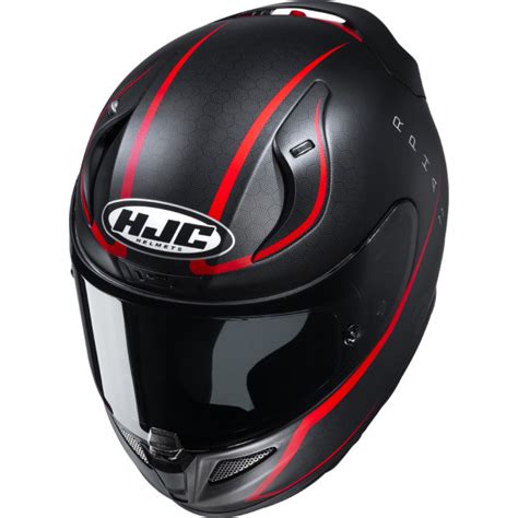 Casco Integrale Hjc Rpha Jarban In Fibra Mc Sf Nero Rosso