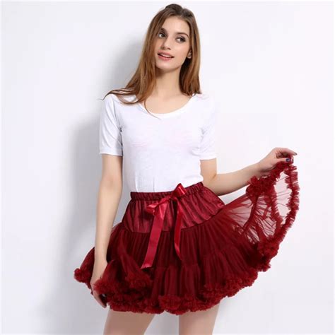 Women Sexy Mini Skirts Tulle Skirt Party Dance Tutu Skirt Mesh