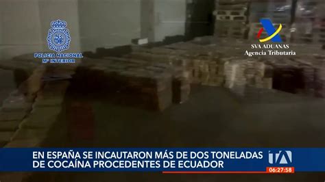 Espa A Incaut Toneladas De Droga En Un Cargamento De Banano