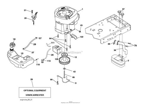 Husqvarna Yth18542 Deck Diagram