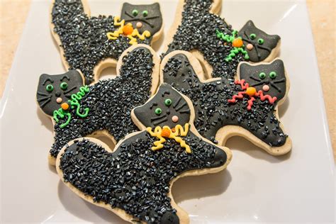 Black Cat Sugar Cookies For Halloween M01229 Flickr