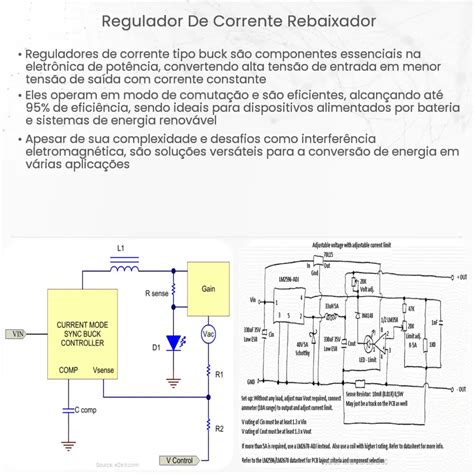 Regulador de corrente rebaixador Como funciona aplicação e vantagens