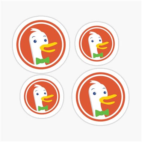 "duckduckgo sticker pack" Sticker for Sale by LadyPeony | Redbubble