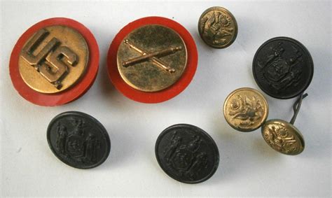 Vintage Army Uniform Buttons