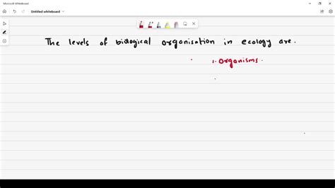 SOLVED The Levels Of Biological Organization In Ecology Are A Cell