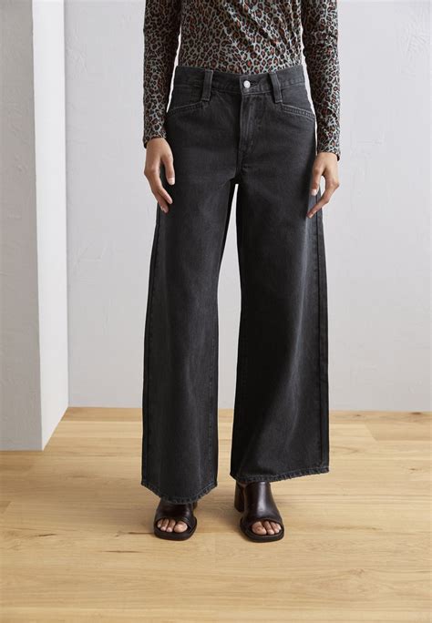 Levi S® 94 Baggy Wide Leg Jeans Relaxed Fit Over Exposure Black Denim Zalando Ch