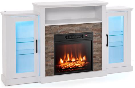 Amazon Vingli Electric Fireplace With Mantel Fireplace Tv Stand