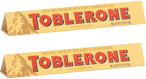 Шоколад Тоблерон Милк Toblerone Milk молочный с медом и нугой 100 г (2 ...