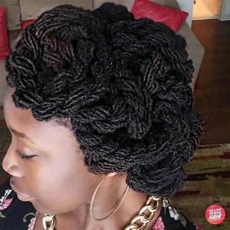 Sisterlocks Natural Styles Silver Hair Protective Styles Updos Pin