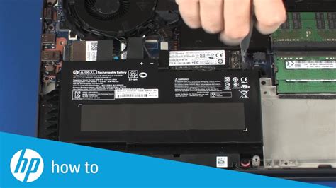 Removing And Replacing The Battery On The HP ZBook 17 G3 Mobile