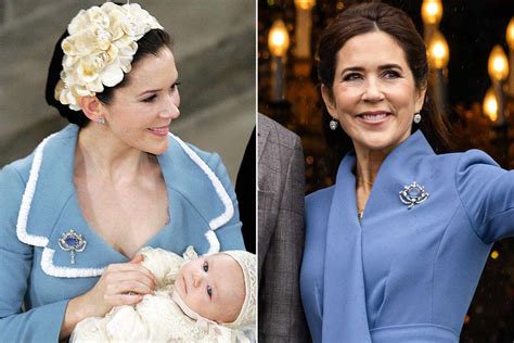 Crown Princess Mary Wears Sentimental Brooch On Prince Christians Birthday