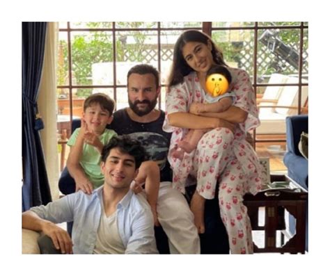 Sara Ali Khan Cuddles Saif And Kareena S Newborn Son Jeh In Eid