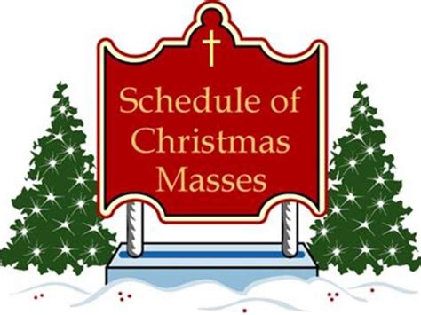 Christmas Mass Schedule Graphic1 Sts Joseph And Paul Catholic Church