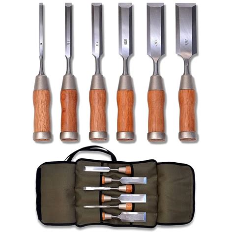 Buy KAKURI Japanese Chisel Set 6 Pcs Japanese Western Mixed Style