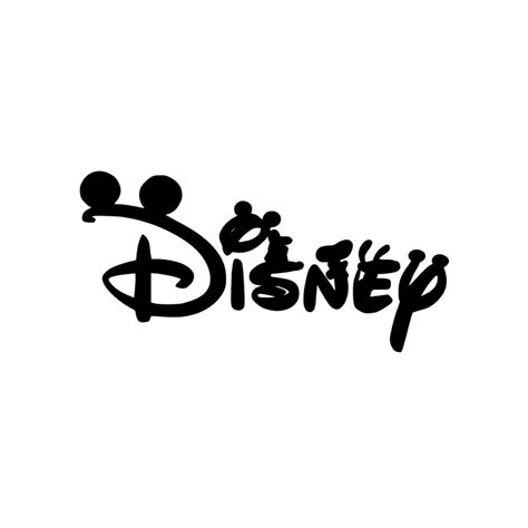 Disney Logo Decal Disney Logo With Ears Sticker Disney Logo Vinyl