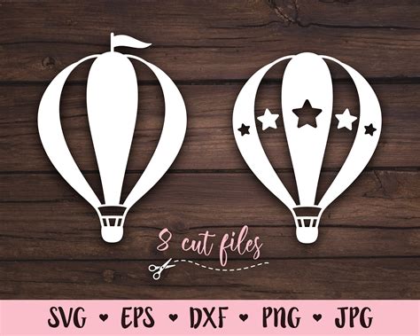 Hot Air Balloon SVG For Cricut