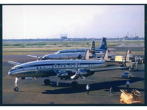 KLM BOAC EL AL Super Constellation JjPostcards