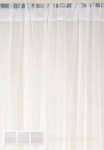 Batiste Sheer Curtain Drapery Panels