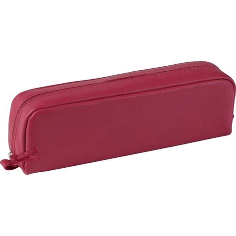 8312C Trousse Scolaire Rectangulaire Couleur Fuchsia 21X4X6 Cm En