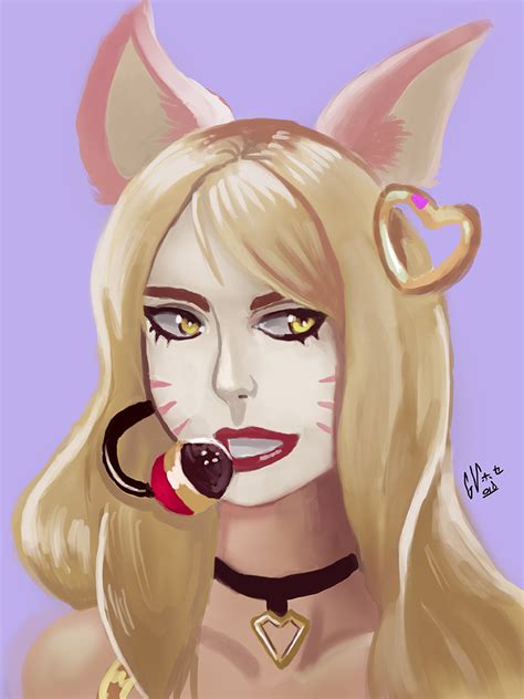 Kda Ahri By Icededge On Deviantart