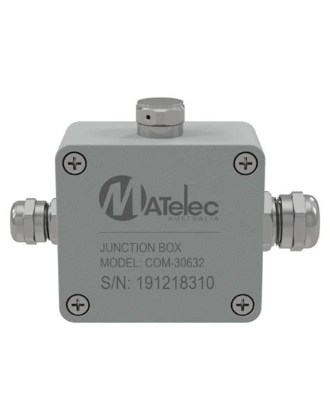 Breathable Waterproof Junction Box Aluminium Cw 2 Glands And Breather