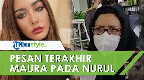 Pesan Terakhir Maura Magnalia 2 Hari Sebelum Meninggal Dunia Kepada