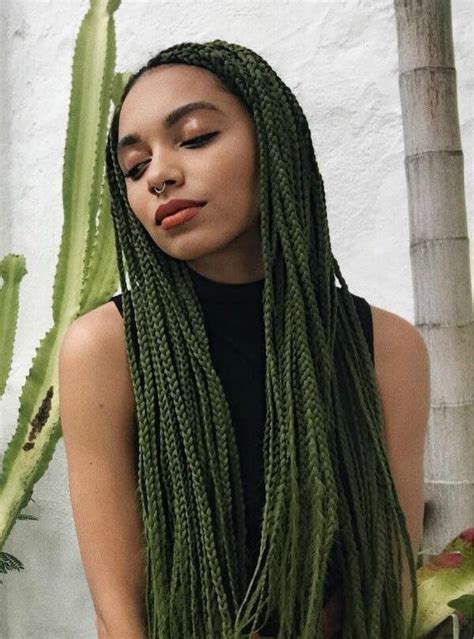 Green Box Braids