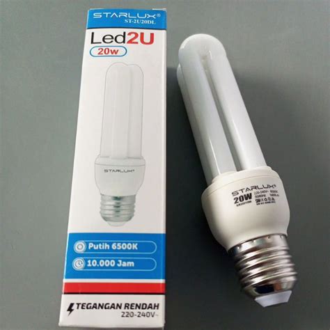 Jual STARLUX Lampu PLC LED 2U 20W Lampu Jari Tegangan Rendah 220 240V