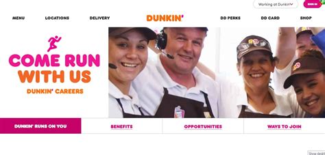 Dunkin Donuts Application Online Employment And Careers Guide