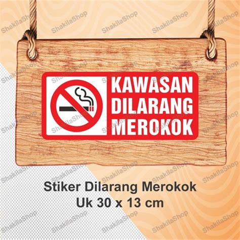 Stiker Sticker Kawasan Dilarang Merokok Lazada Indonesia