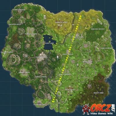 Fortnite Battle Royale Bus Route Orcz The Video Games Wiki