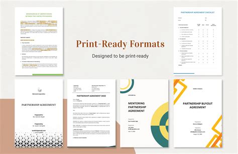 70+ Partnership Agreement Template Bundle in Word, Google Docs ...