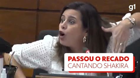 Deputada Paraguaia Canta E Dança Shakira Enquanto Discute Com