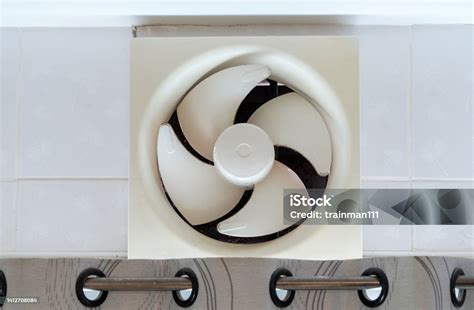 The Dirty Ventilation Fan Over The Kitchen Door In The Urban House ...