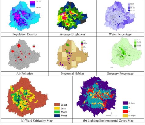 Parameters Considered With Output Ward Criticality Map And Lighting