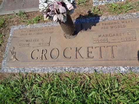 Walter Edward Crockett 1905 1981 Find A Grave Memorial