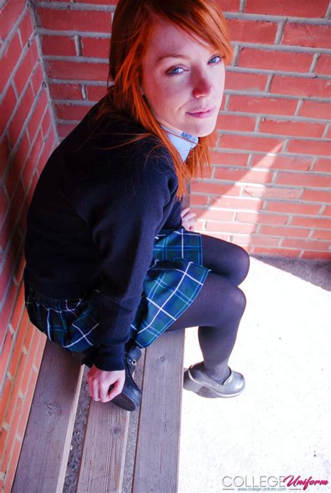 College Uniform Performed By Fi Stevens XXX Porn Pics CoedCherry