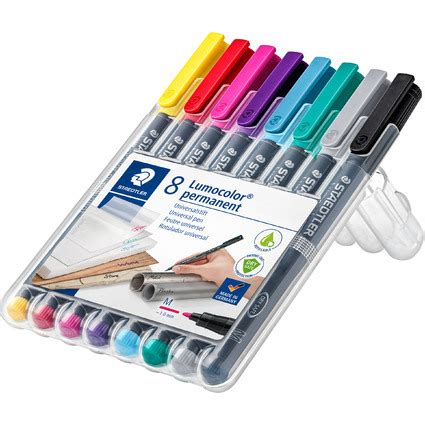 Staedtler Lumocolor Permanent Marker M Er Etui Wp Bei