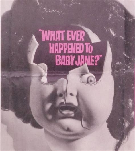 Whatever Happened To Baby Jane Original Vintage Movie Poster Etsy In