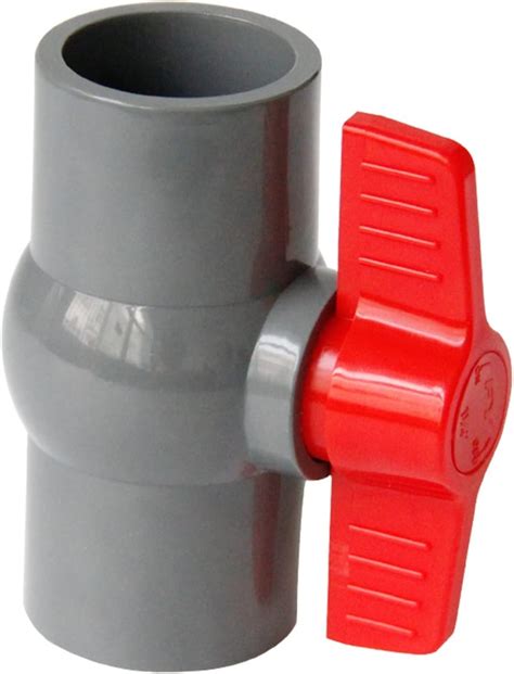 Amazon GQNAUIGJP 20mm 25mm 32mm 40mm 50mm ID Gray PVC Ball Valve