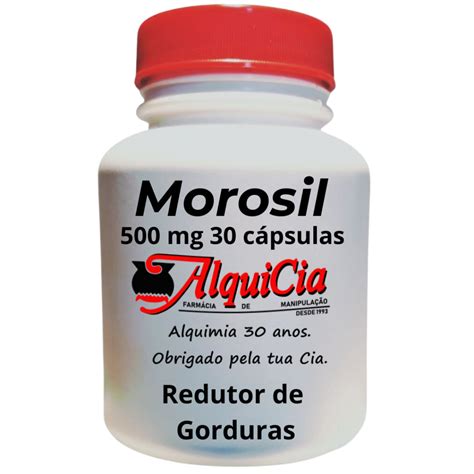 Morosil Emagrecedor 500 Mg 30 Cápsulas Alquicia Farmácia De Manipulação