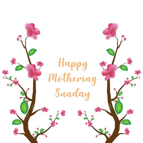 Mothers Day Celebration Vector Hd Png Images Mothering Sunday Flowers