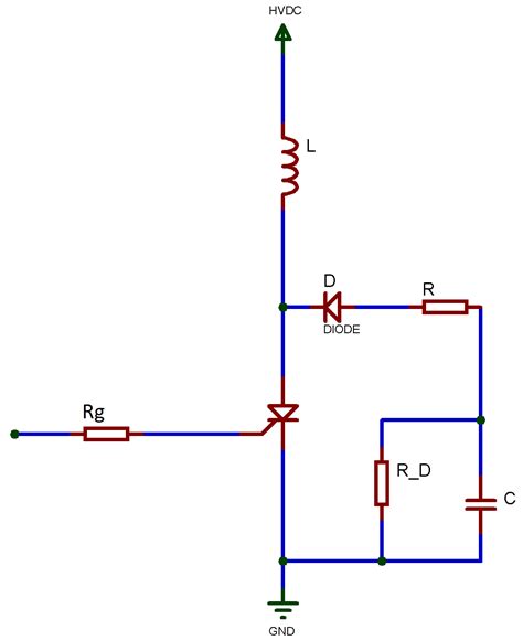 Rcd Snubber Circuit Is Used With Scr Circuit Feed Electrical And