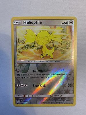 Helioptile Reverse Holo Cosmic Eclipse Pokemon Tcg Card Nm Ebay