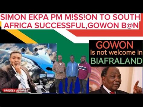 Biafra Prime Minister Simon Ekpa On RE CUD M S ON OF BIAFRANS In