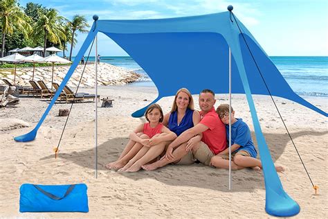 Auvent De Plage Tente De Plage Pop Up Shade Abri Solaire Portable