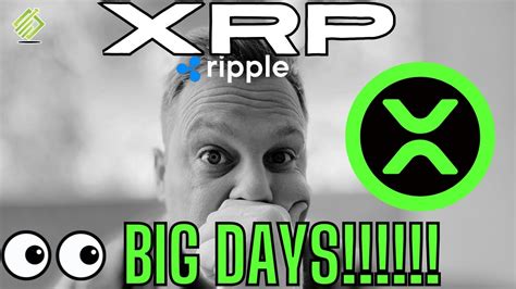 XRP BIG DAYS AHEAD Moonshot Ready YouTube