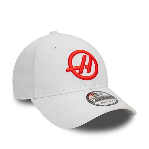 Haas F1 New Era Essentials Cap 2024 White Moneygram Haas F1 Team And Tricorp