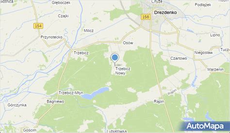 Mapa Trzebicz Nowy Trzebicz Nowy Na Mapie Targeo